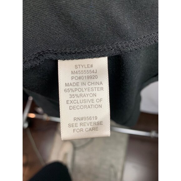 JohnPaulRichard Womens Large Black Sleeveless Dress With Beaded Neckline - Picture 4 of 5